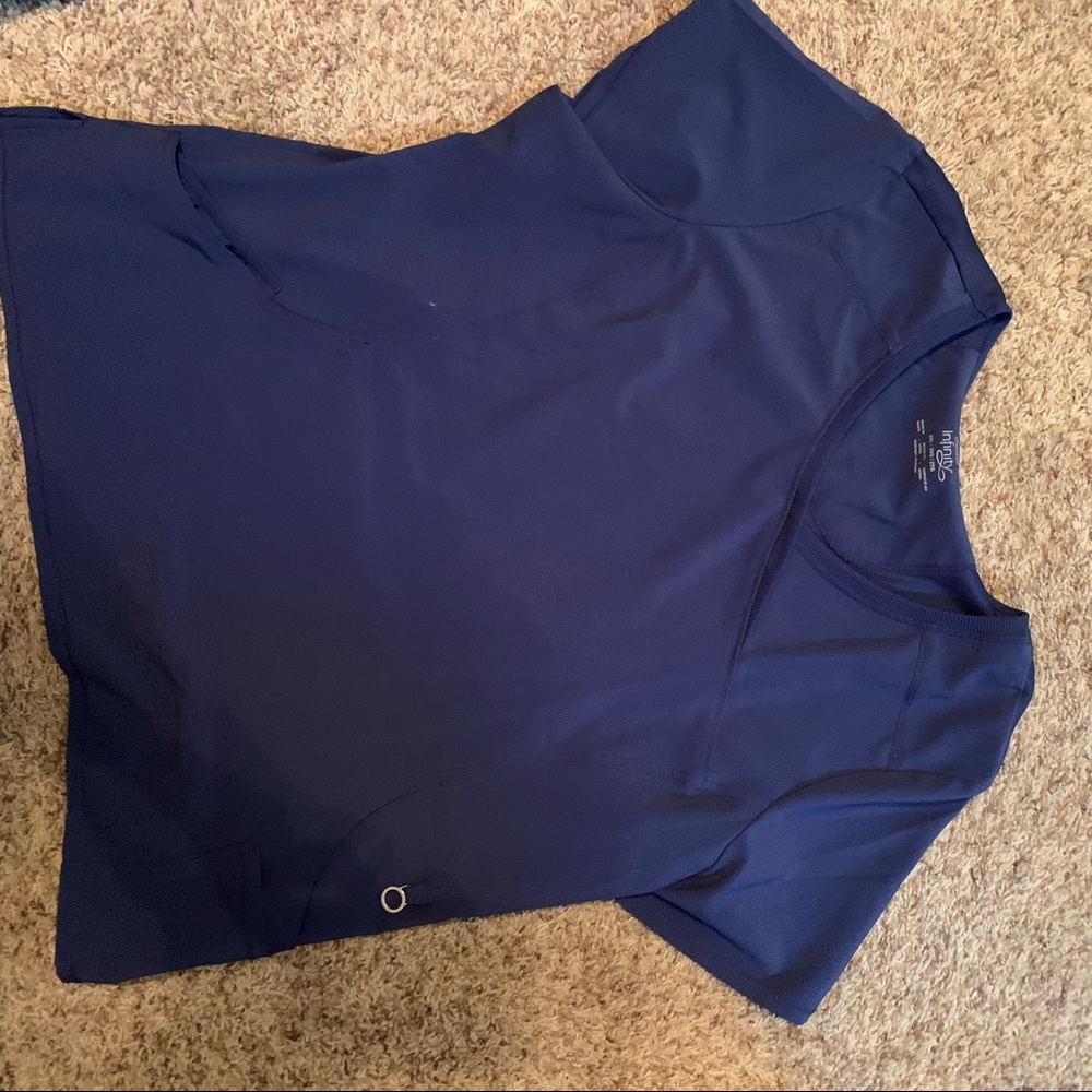 Navy Scrub top